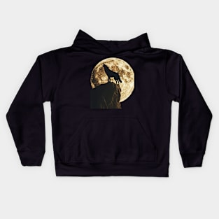 Wolf Enchanting Echoes Kids Hoodie